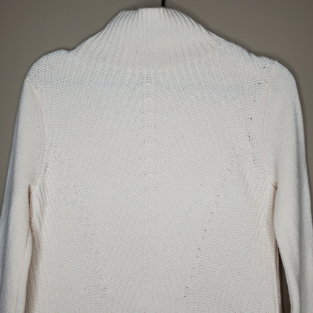 Veronica Beard Rama Sweater in Ivory Cashmere Wool - Picture 10 of 14
